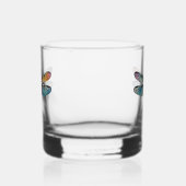 Kleurrijke Libel Whisky Glas (Links)