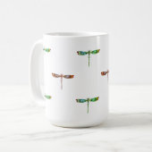 Kleurrijke Libelle Mok (Voorkant links)