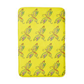 Kleurrijke libellen badmat (Voorkant Verticaal)