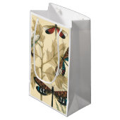 Kleurrijke libellen die boven bladeren drijven klein cadeauzakje (Voorkant Gekanteld)