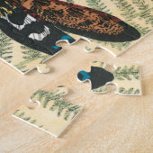 Kleurrijke libellen die boven bladeren drijven legpuzzel (Zijkant)