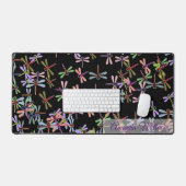 Kleurrijke libellen gepersonaliseerd bureaumat (Keyboard & Muis)