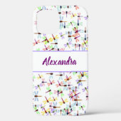 kleurrijke libellen gepersonaliseerd Case-Mate iPhone case (Achterkant)