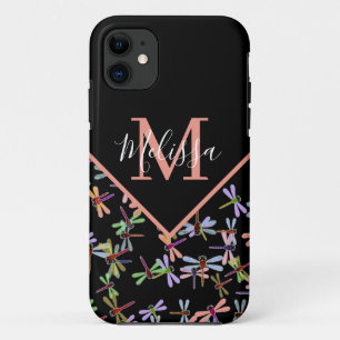 Kleurrijke libellen gepersonaliseerd Case-Mate iPhone case