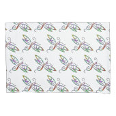 Kleurrijke libellen kussensloop (Voorkant)