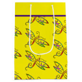 Kleurrijke libellen: middelgrote cadeautas (Achterkant)