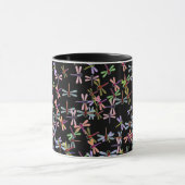 kleurrijke libellen mok (Midden)