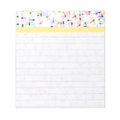 Kleurrijke libellen notitieblok (Voorkant)