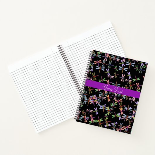 Kleurrijke libellen notitieboek (Binnen)