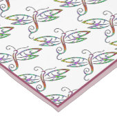 Kleurrijke libellen op de middelste tafelvleugel korte tafelloper (Hoek)