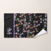 Kleurrijke libellen op maat gepersonaliseerd badha bad handdoek (Handdoek)