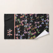 Kleurrijke libellen op maat gepersonaliseerd badha bad handdoek (Handdoek)