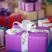 Kleurrijke libellen satijnen lint