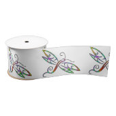 Kleurrijke libellen satijnen lint (Spoel)