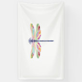 Kleurrijke libellen spandoek (Verticaal)