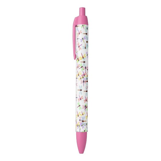 kleurrijke libellen zwarte inkt pen (Top (Verticaal))