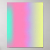 Kleurrijke Lichten Gradiënt Aura Poster (Voorkant)