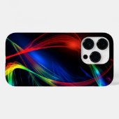 Kleurrijke Lichten iPhone Case (Achterkant (horizontaal))