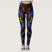 Kleurrijke Lichten Partij Leggings (Voorkant)