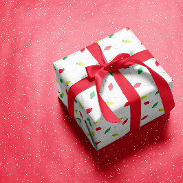 Kleurrijke lichten vakantie inpakpapier vel