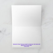 Kleurrijke lichten van het Wenskaart van Kerstmis Kaart (Binnen)