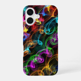 kleurrijke lichtexplosie iPhone 16 hoesje