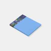 Kleurrijke Lichtgevende Abstracte Blauwe Roze Groe Post-it® Notes (Schuin)