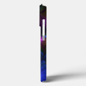 Kleurrijke Lichtgevende Abstracte Moderne Trippy F Case-Mate iPhone Case (Achterkant / Links)