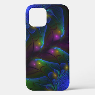 Kleurrijke Lichtgevende Abstracte Moderne Trippy F Case-Mate iPhone Case