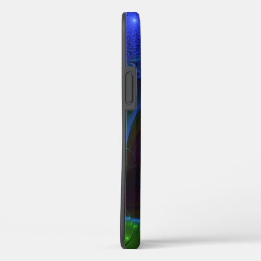 Kleurrijke Lichtgevende Abstracte Moderne Trippy F Case-Mate iPhone Case (Achterkant / Rechts)