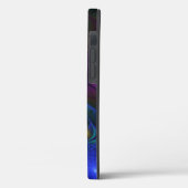 Kleurrijke Lichtgevende Abstracte Moderne Trippy F Case-Mate iPhone Case (Achterkant / Links)