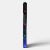 Kleurrijke Lichtgevende Abstracte Moderne Trippy F Case-Mate iPhone Case (Achterkant / Links)