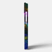 Kleurrijke Lichtgevende Abstracte Moderne Trippy F Case-Mate iPhone Case (Achterkant / Links)