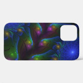 Kleurrijke Lichtgevende Abstracte Moderne Trippy F Case-Mate iPhone Case (Achterkant (horizontaal))