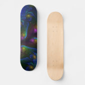 Kleurrijke Lichtgevende Abstracte Moderne Trippy F Persoonlijk Skateboard (Voorkant)