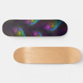 Kleurrijke Lichtgevende Abstracte Moderne Trippy F Persoonlijk Skateboard (Horizontaal)