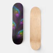 Kleurrijke Lichtgevende Abstracte Moderne Trippy F Persoonlijk Skateboard (Voorkant)