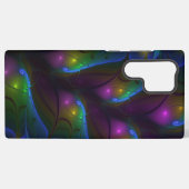 Kleurrijke Lichtgevende Abstracte Moderne Trippy F Samsung Galaxy Hoesje (Achterkant horizontaal)