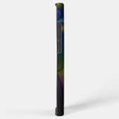 Kleurrijke Lichtgevende Abstracte Moderne Trippy F Samsung Galaxy Hoesje (Rechterkant)