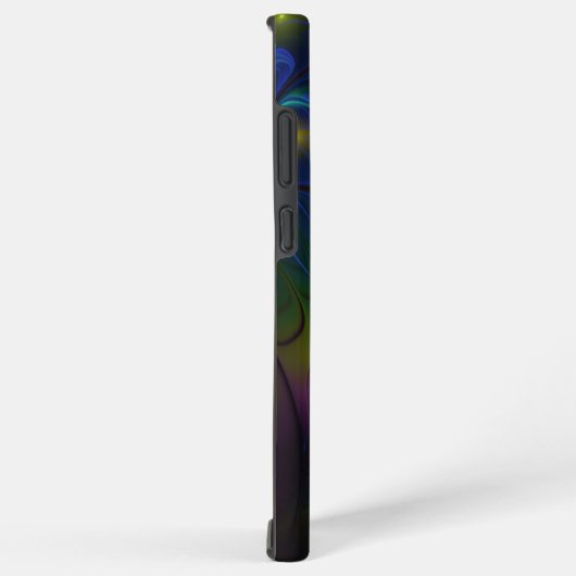 Kleurrijke Lichtgevende Abstracte Moderne Trippy F Samsung Galaxy Hoesje (Rechterkant)