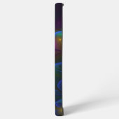 Kleurrijke Lichtgevende Abstracte Moderne Trippy F Samsung Galaxy Hoesje (Linkerkant)