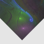 Kleurrijke Lichtgevende Abstracte Moderne Trippy F Tissuepapier (Detail)