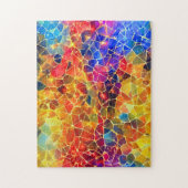 Kleurrijke & Lichtgevende Mozaïek Legpuzzel (Verticaal)