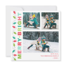 Kleurrijke Lichtjes Prettig + Leuke Foto Kaart