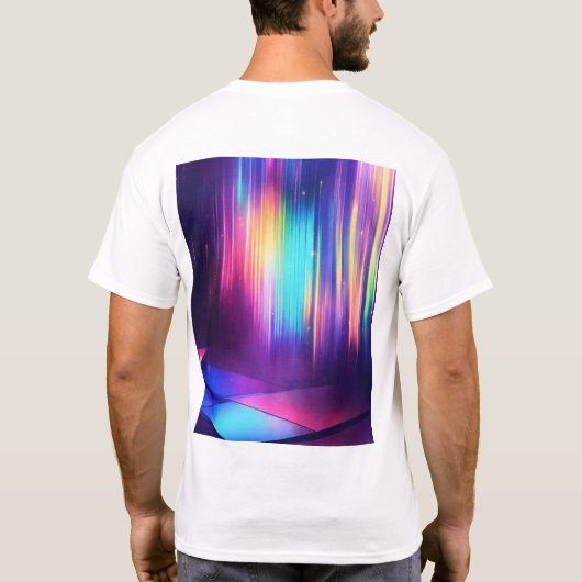 "Kleurrijke lichtspectrumreflecties" T-shirt (Achterkant)