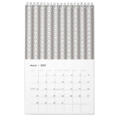 Kleurrijke lichtstralen, abstract & psychedelische kalender (Mar 2027)