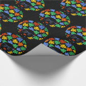 Kleurrijke Liefde Afro Cadeaupapier (Hoek)