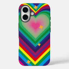 Kleurrijke Liefde Telefoonhoes iPhone 16 Hoesje