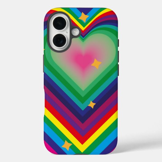 Kleurrijke Liefde Telefoonhoes Case-Mate iPhone Case (Achterkant)