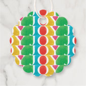 kleurrijke LIEFDE VREUGDE foto lijst Bedankjes Labels (Voorkant)